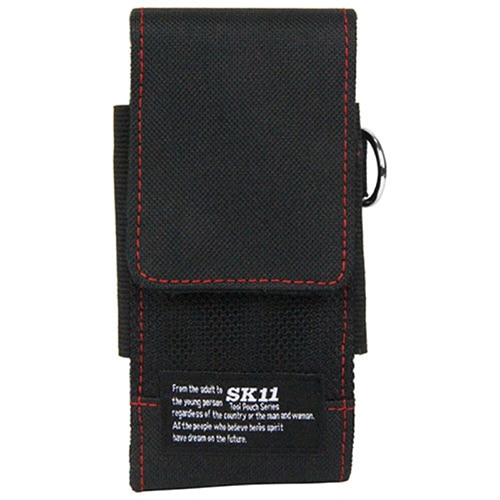 藤原産業 SK11 スマートフォンケース レッド F-729 RED 1個（ご注文単位1個）【直送品】