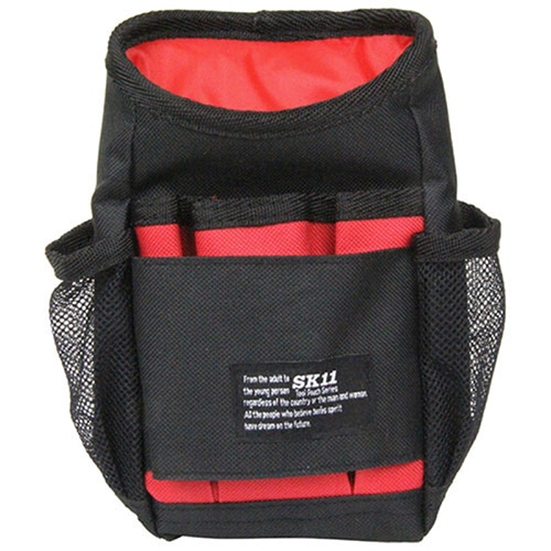 藤原産業 SK11 ウエストポケット レッド F-712 RED 1個（ご注文単位1個）【直送品】