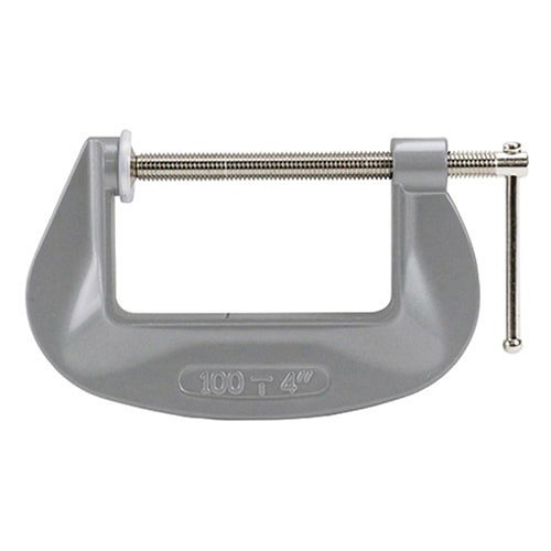 藤原産業 SK11 Cクランプ アルミ製 100mm LC-100 1個（ご注文単位1個）【直送品】