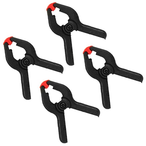 藤原産業 E-Value ミニハンドクランプセット 60mm 4個入 ECS-50 1パック（ご注文単位3パック）【直送品】