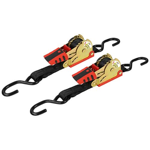 藤原産業 SK11 ラチェット式荷締機 自動巻 2.4m 2本組 RTA-25SBL 2pcs 1パック（ご注文単位1パック）【直送品】