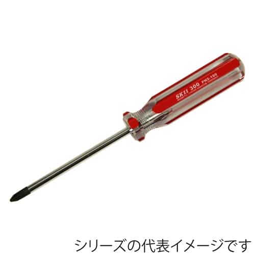 藤原産業 SK11 クリアラインドライバー No.300 +2 100mm 1本（ご注文単位2本）【直送品】