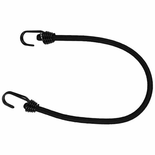藤原産業 SK11 ゴムロープ Jフック 10mm×50cm SKG-R1050BK 1本（ご注文単位2本）【直送品】