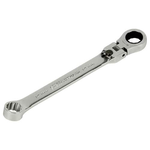 藤原産業 SK11 フレックスメガネラチェットレンチ 14mm MFR-14WL 1本(ご注文単位1本)【直送品】