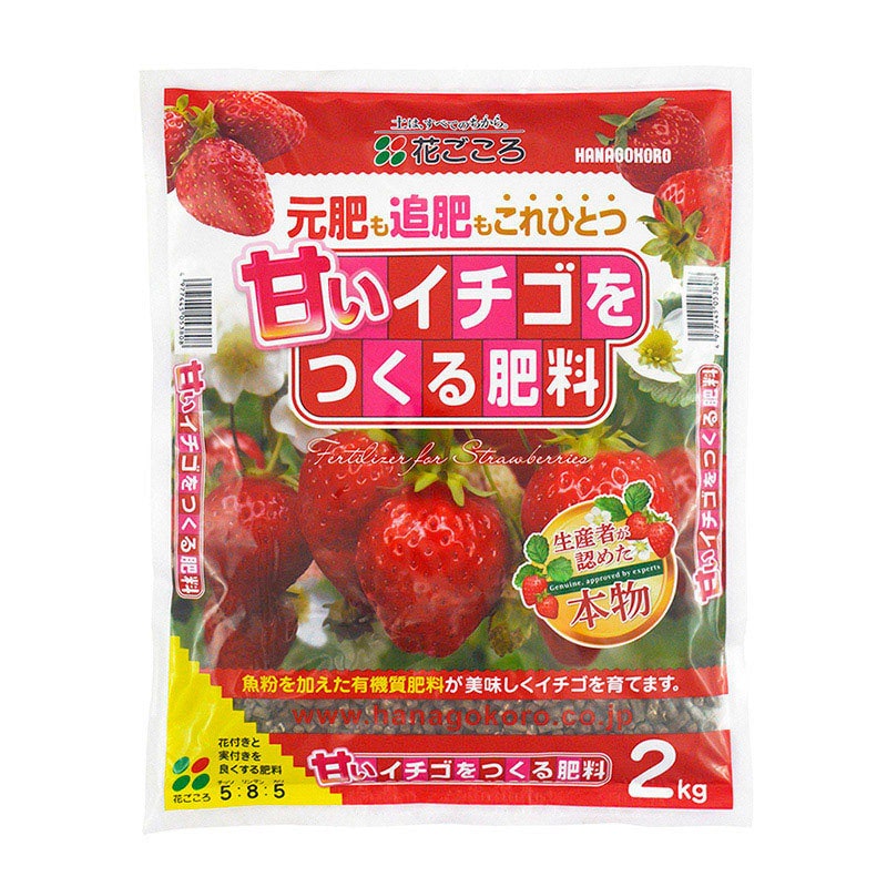 花ごころ 甘いイチゴをつくる肥料 2kg 5380 1袋(ご注文単位10袋)【直送品】