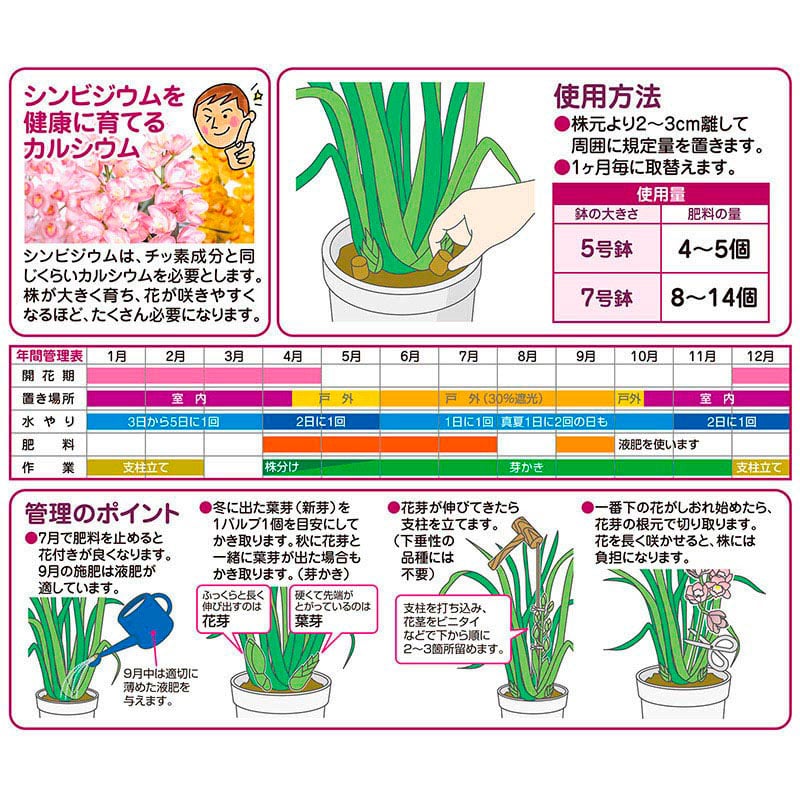 花ごころ 洋らんの置肥 500g 5530 1袋（ご注文単位35袋）【直送品】