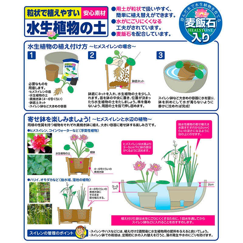 花ごころ 水生植物の土 5L 7770 1袋（ご注文単位4袋）【直送品】
