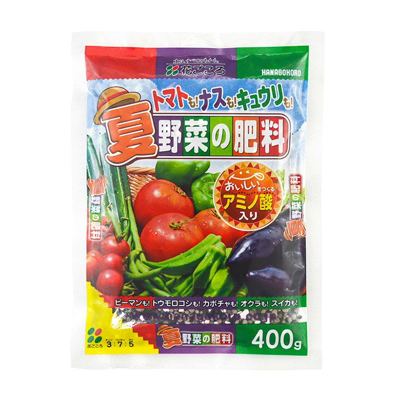 花ごころ 夏野菜の肥料 400g 25390 1袋（ご注文単位50袋）【直送品】