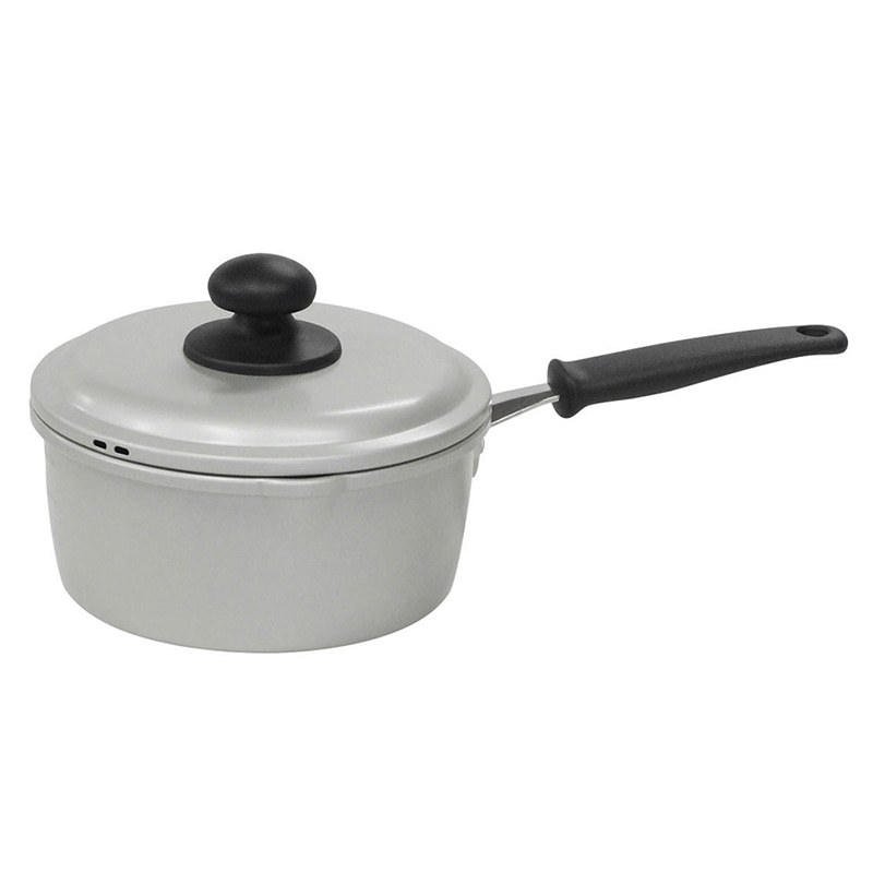 北陸アルミニウム ホクア　アルマイト　スイメイミルクパン 14cm 057348014 1個（ご注文単位1個）【直送品】