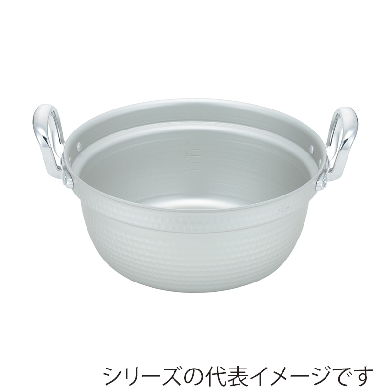 北陸アルミニウム マイスター料理鍋 39cm 目盛付 004001018 1個(ご注文単位1個)【直送品】