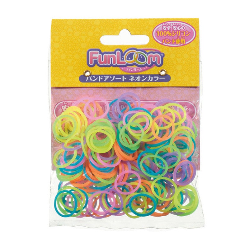 ハナヤマ ファンルーム　バンド  アソート　ネオンカラー 1個（ご注文単位24個）【直送品】