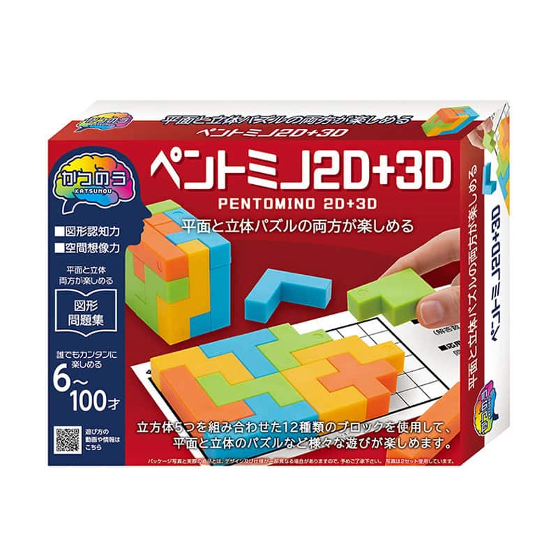 ハナヤマ かつのう ペントミノ2D+3D 68956 1個（ご注文単位1個）【直送品】