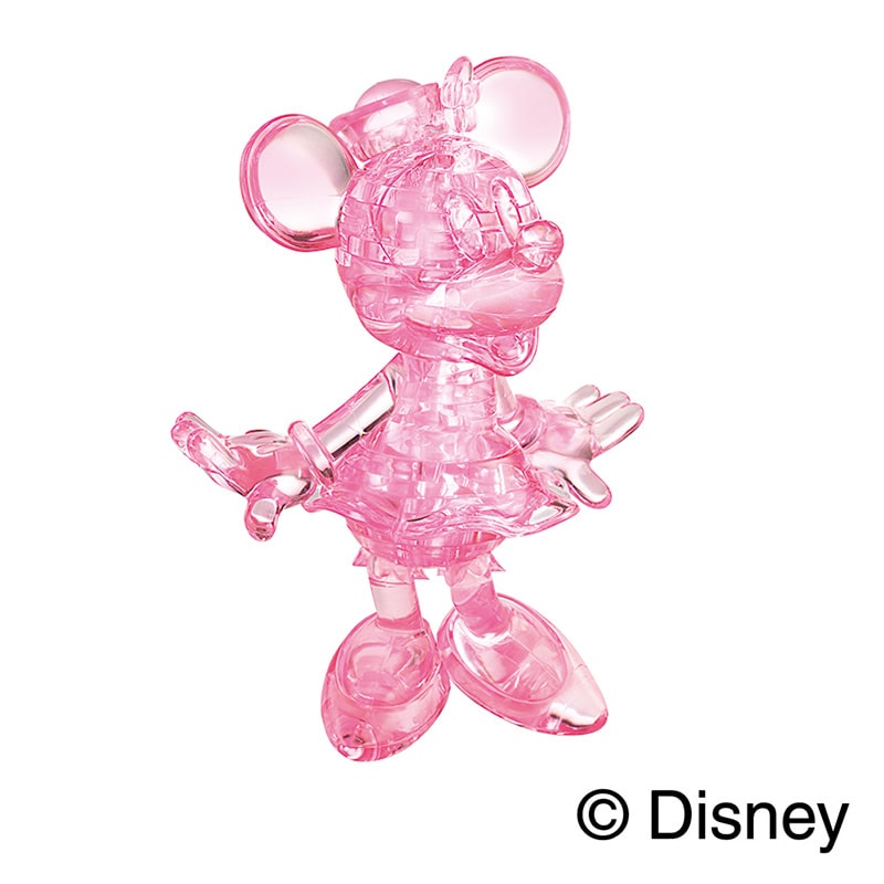 ハナヤマ 立体ジグソーパズル クリスタルギャラリー ミニーマウス 1個(ご注文単位6個)【直送品】