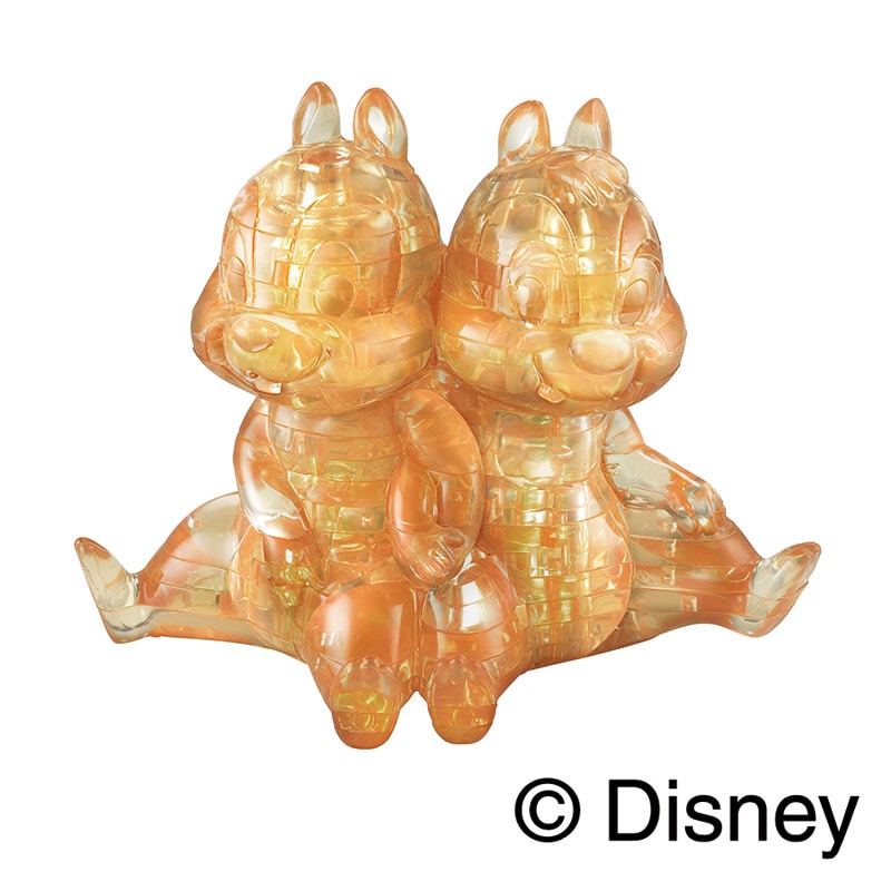 ハナヤマ 立体ジグソーパズル クリスタルギャラリー チップ&デール 1個(ご注文単位6個)【直送品】