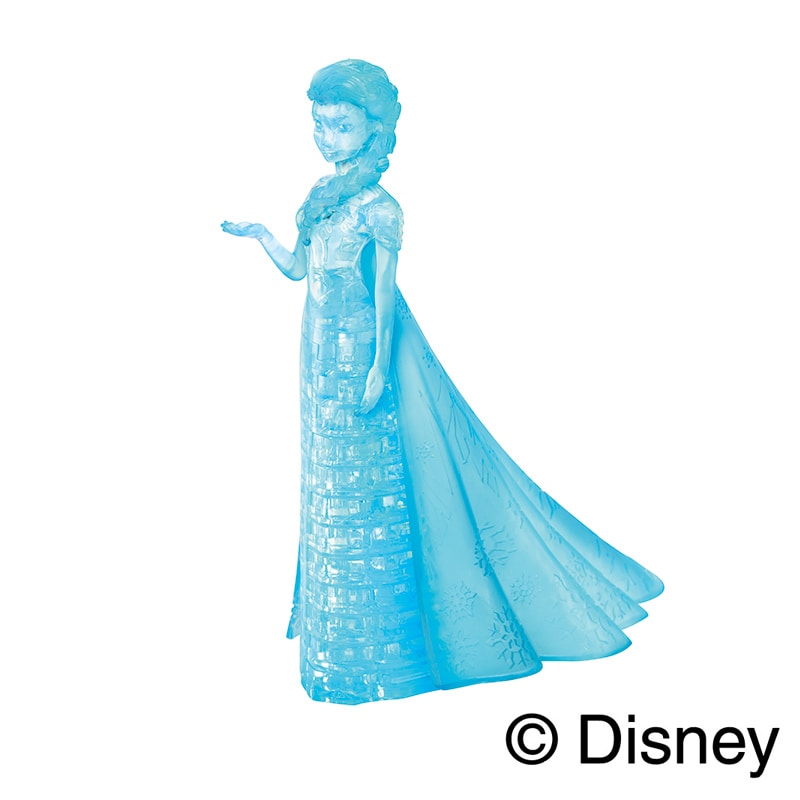 ハナヤマ 立体ジグソーパズル クリスタルギャラリー エルサ 1個(ご注文単位6個)【直送品】