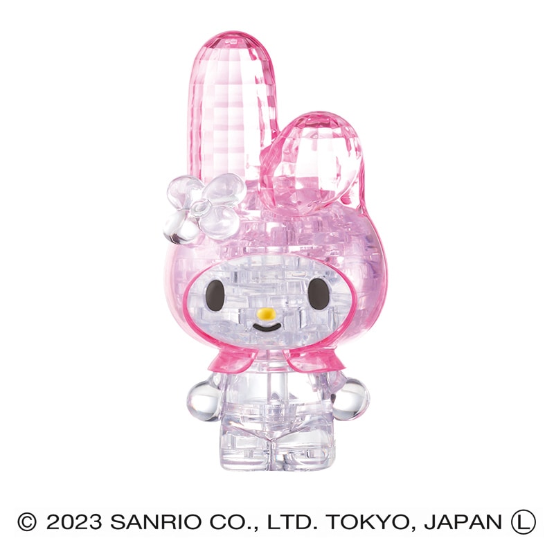 ハナヤマ 立体ジグソーパズル クリスタルギャラリー マイメロディ 1個(ご注文単位6個)【直送品】