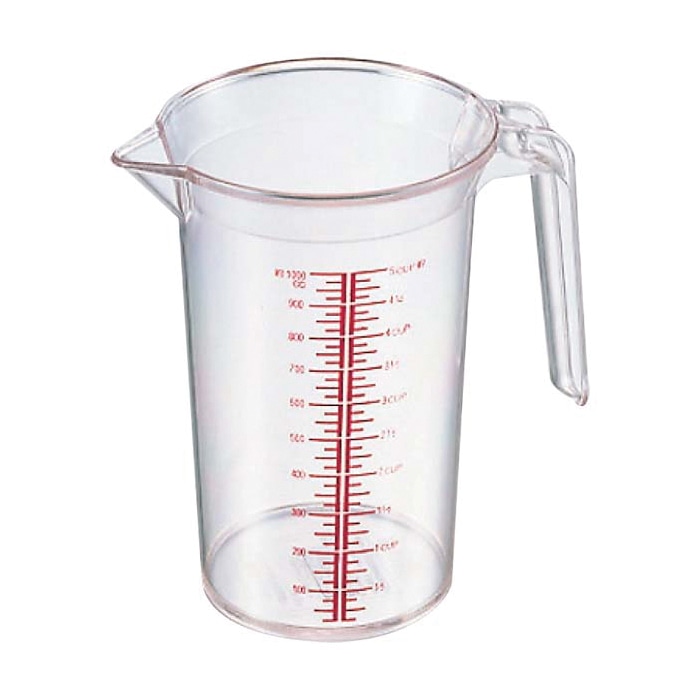 BK　ポリカーボネイト　メジャーカップ　1L   1個（ご注文単位1個）【直送品】