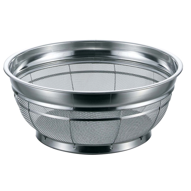 BK　18-8　F型ザル 荒目　22.5cm　6.5メッシュ  1個（ご注文単位1個）【直送品】