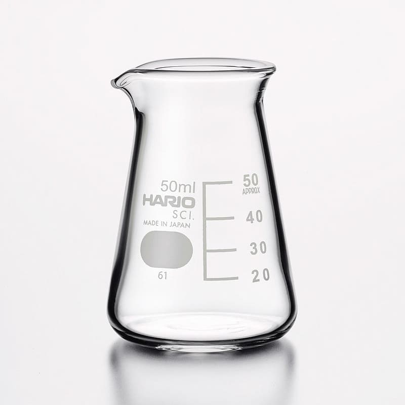 HARIO コニカルビーカー 50ml CB-50-SCI 1個（ご注文単位6個）【直送品】