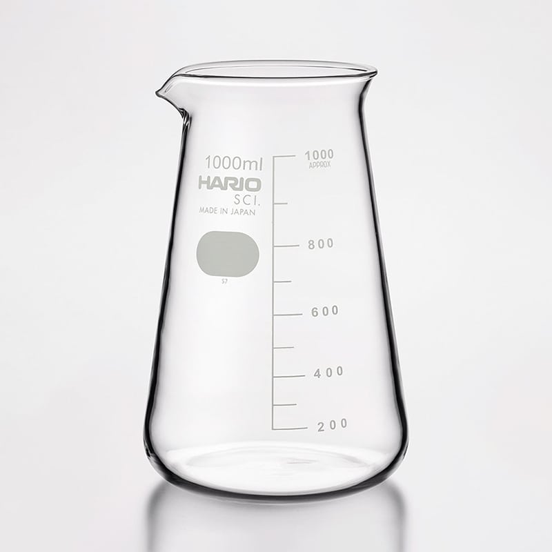 HARIO コニカルビーカー 1000ml CB-1L-SCI 1個（ご注文単位6個）【直送品】