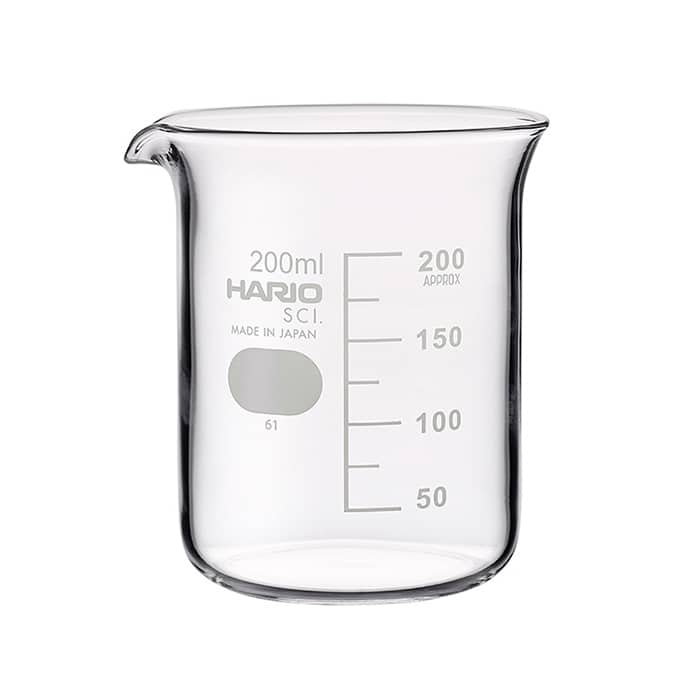 HARIO Crafts Science ビーカー 個箱入 200ml BK-200 1個（ご注文単位1個）【直送品】