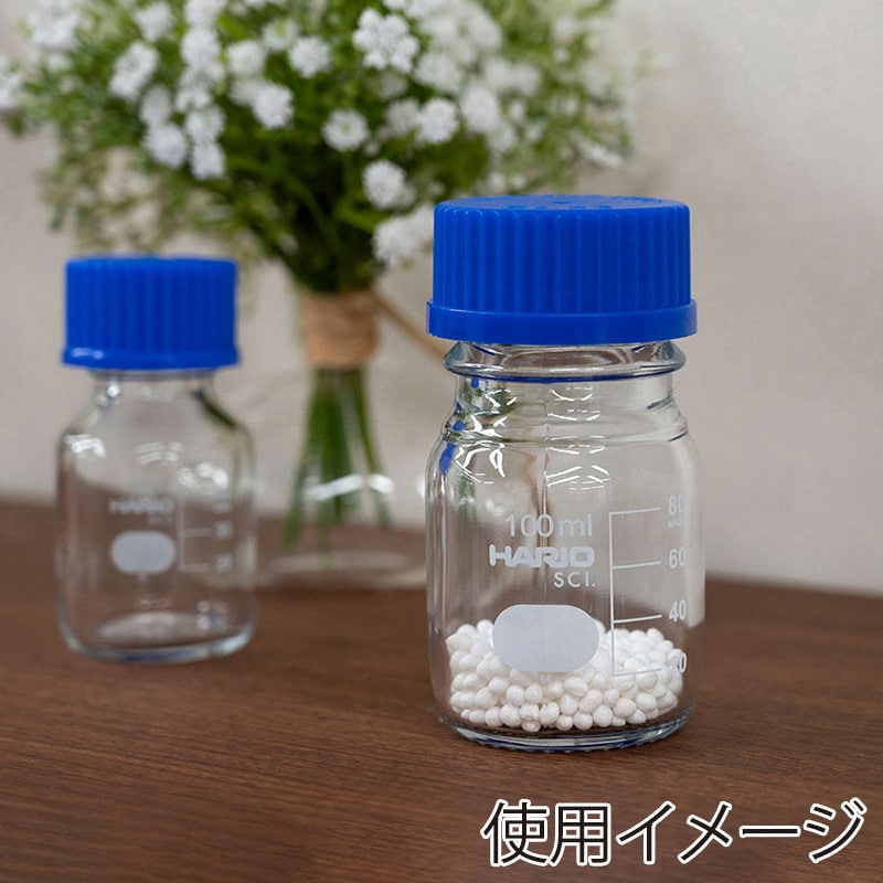 HARIO 耐熱ねじ口瓶 100ml NBO-100-SCI 1個（ご注文単位10個）【直送品】