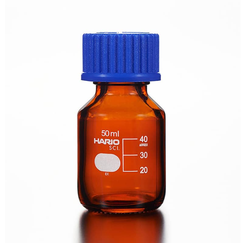 HARIO 耐熱ねじ口瓶 茶 50ml NBB-50-SCI 1個（ご注文単位10個）【直送品】