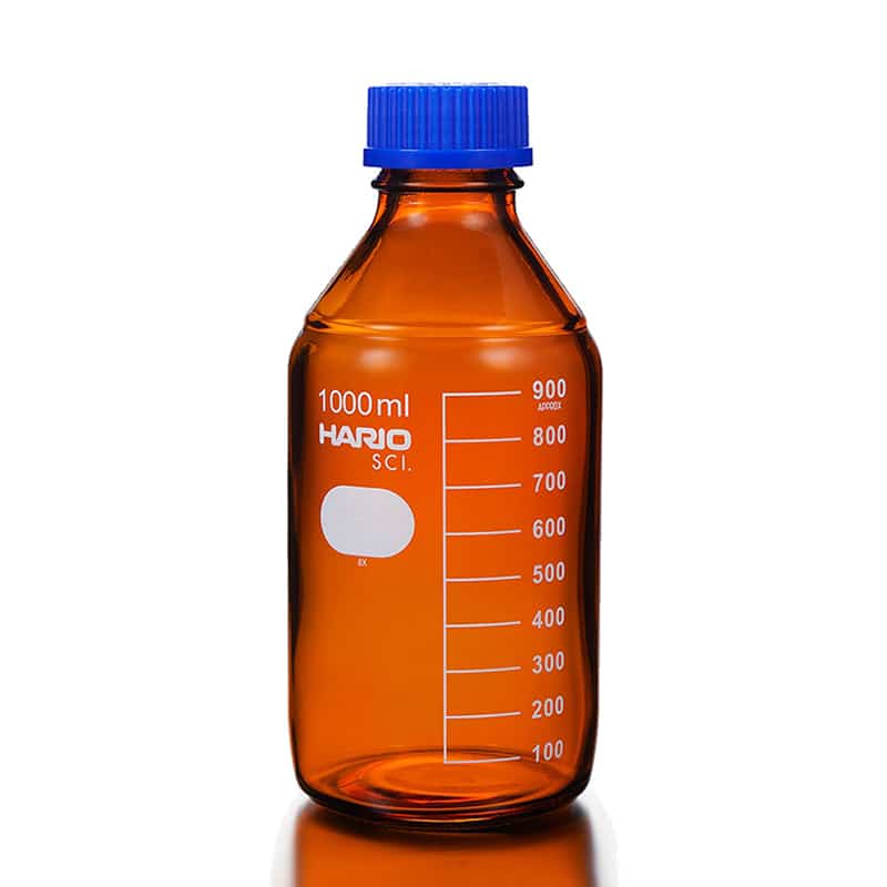 HARIO 耐熱ねじ口瓶 茶 1000ml NBB-1L-SCI 1個（ご注文単位10個）【直送品】