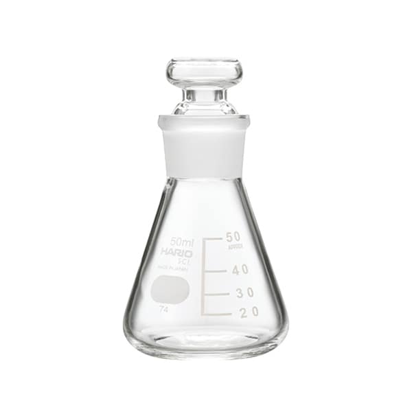HARIO 共栓三角フラスコ 50ml TSF-50-SCI 1個（ご注文単位12個）【直送品】