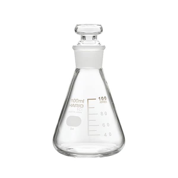 HARIO 共栓三角フラスコ 100ml TSF-100-SCI 1個（ご注文単位12個）【直送品】