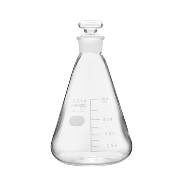 HARIO 共栓三角フラスコ 500ml TSF-500-SCI 1個（ご注文単位6個）【直送品】