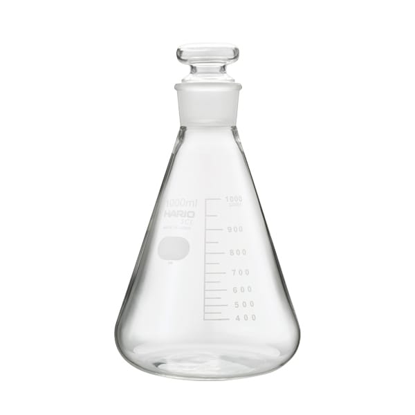 HARIO 共栓三角フラスコ 1000ml TSF-1L-SCI 1個（ご注文単位6個）【直送品】