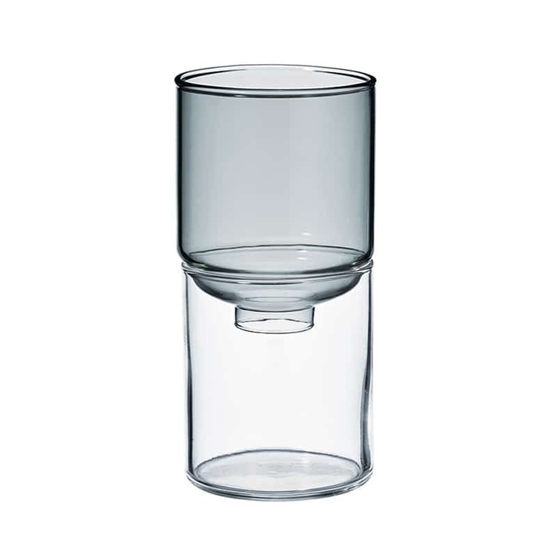 HARIO ガラスの花器 グレー GK-200-TB 1個（ご注文単位1個）【直送品】