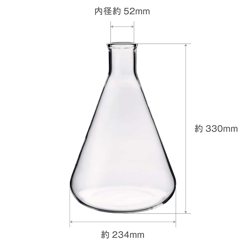 HARIO 大きな三角フラスコの花瓶 SFBL-5L 1個（ご注文単位1個）【直送品】