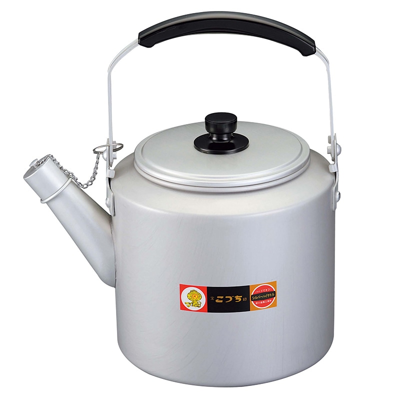 アルマイトシルバーハイケットル8.0L1個（ご注文単位1個）【直送品】