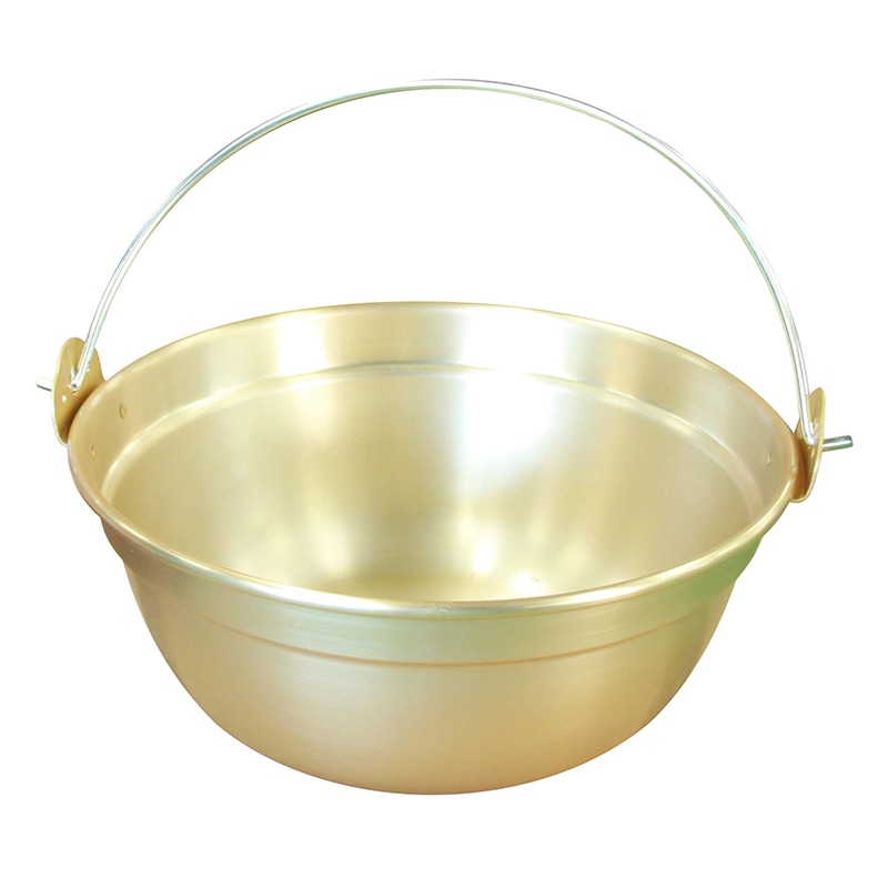 前川金属工業所 アルマイト　ツル付段付鍋　36cm   1個（ご注文単位1個）【直送品】