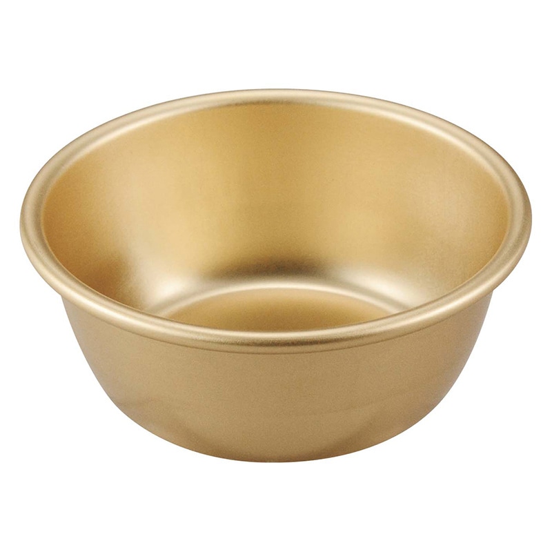 アルマイト マッコリカップ 手無 13cm ゴールド 1個(ご注文単位1個)【直送品】