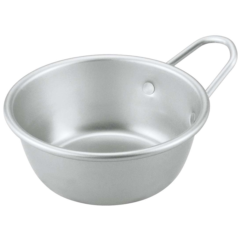 アルマイト マッコリカップ 手付 13cm シルバー 1個(ご注文単位1個)【直送品】