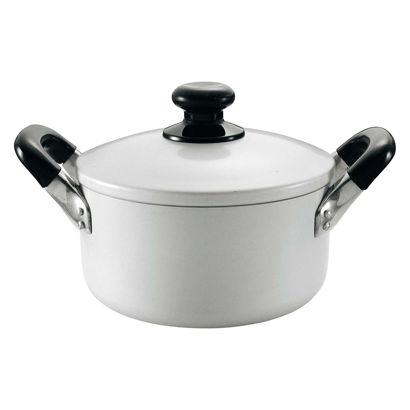 前川金属工業所 ロイヤル アルマイト 両手鍋 18cm 1個(ご注文単位1個)【直送品】