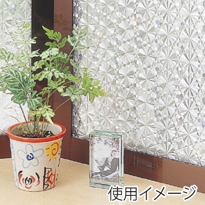 明和グラビア 窓飾りシート レンズタイプ クリア GLC-4606G 1個(ご注文単位1個)【直送品】