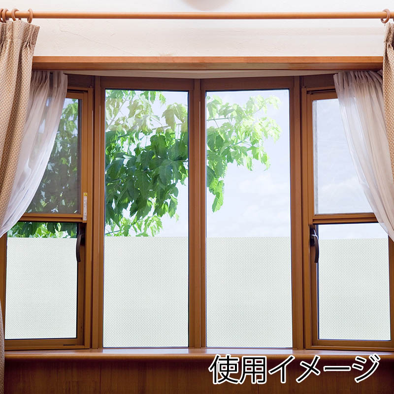 明和グラビア シルエットが気にならない窓飾りシート 省エネタイプ ホワイト GP-4640G 1枚(ご注文単位1枚)【直送品】