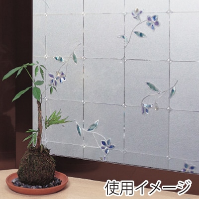 明和グラビア 窓飾りシート 同調タイプ　ブルー GPL-9260G 1枚（ご注文単位1枚）【直送品】