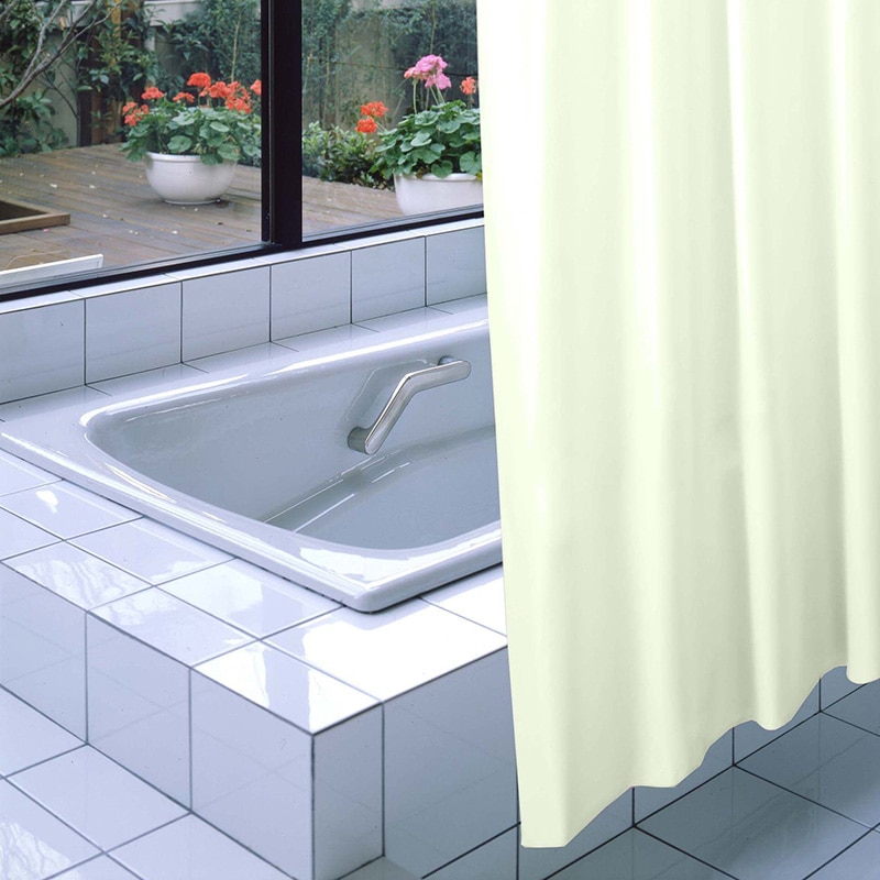 明和グラビア 防炎バスカーテン ライトグリーン NVS-400LG-A 1枚(ご注文単位1枚)【直送品】