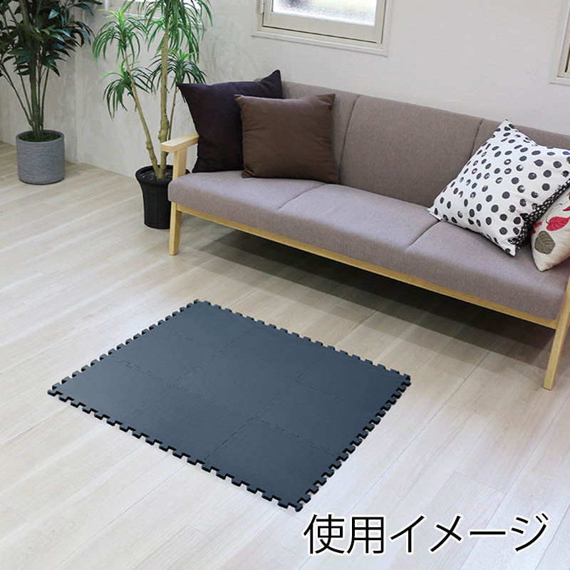 明和グラビア 防音ジョイントマット 30cm角 9枚セット ダークブルー VJEM-30DBL 9枚入り 1セット(ご注文単位1セット)【直送品】