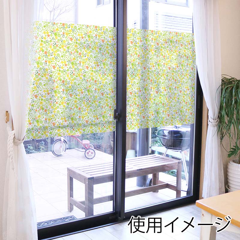 明和グラビア 窓飾りシート プリントタイプ　イエロー GE-9240G 1枚（ご注文単位1枚）【直送品】