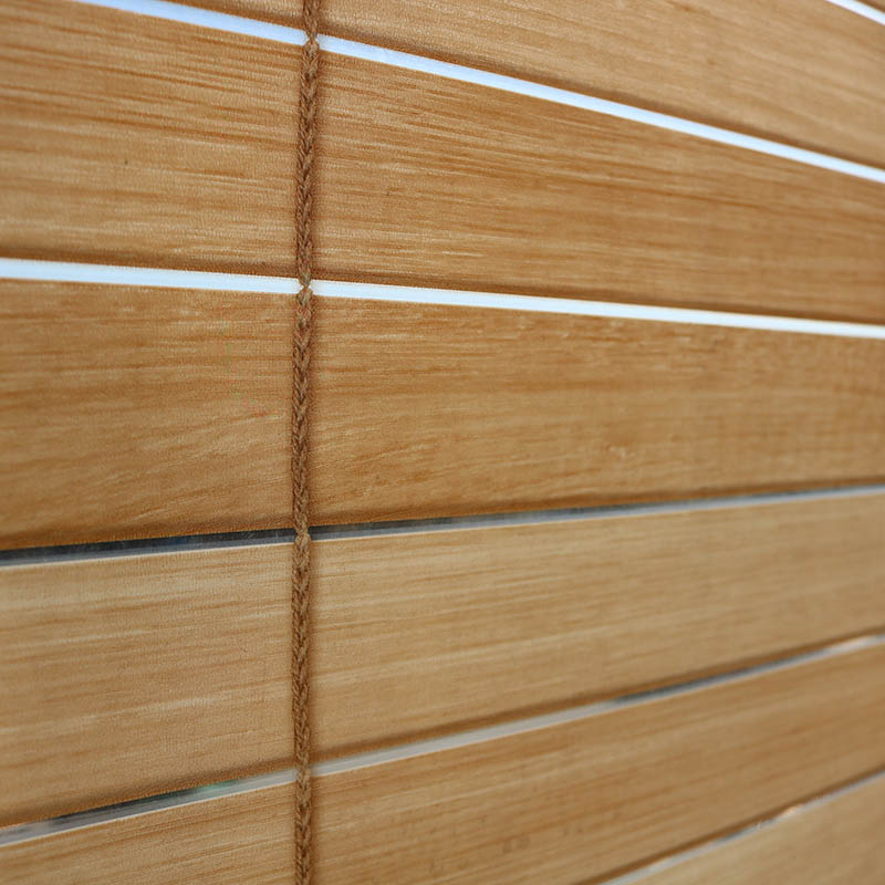 明和グラビア ウッドブラインド調窓飾りシート ライトブラウン WBM-01LBR 1枚（ご注文単位1枚）【直送品】