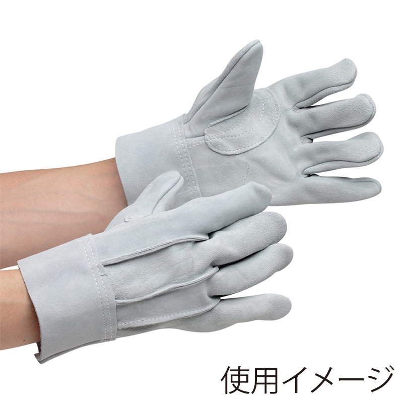 ミドリ安全 牛床革手袋 外縫タイプ フリー MT-102 12双入 4041021101 1組（ご注文単位1組）【直送品】