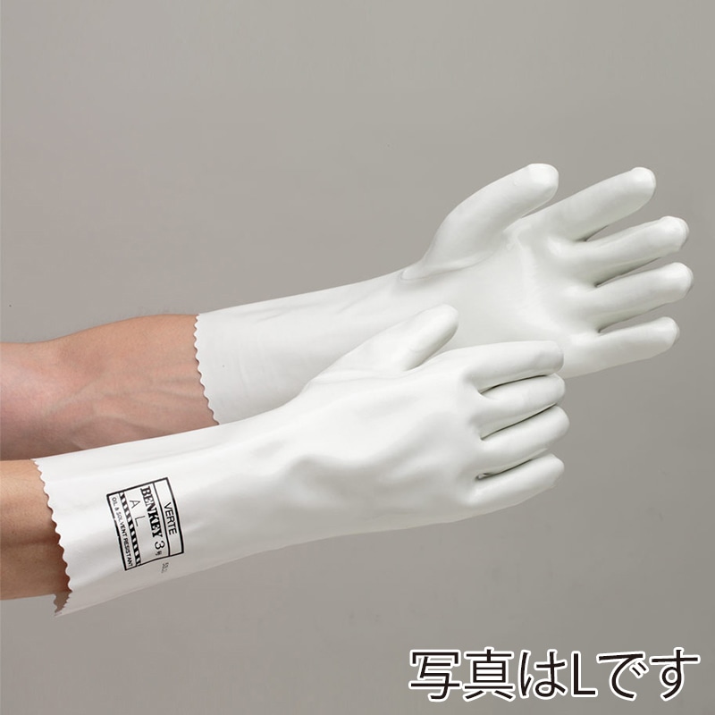 ミドリ安全 耐油・耐有機溶剤手袋 ベンケイ3号A LL 4047000140 1組(ご注文単位1組)【直送品】