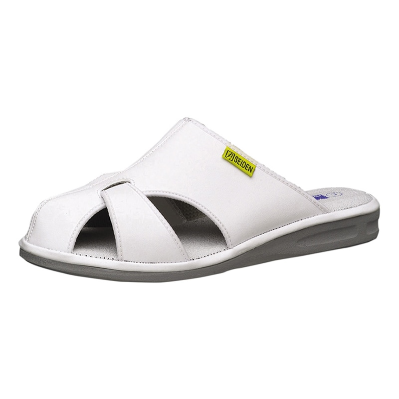 ミドリ安全 男女兼用 静電作業靴 エレパスクールライトN ホワイト Mサイズ 21001110 1組（ご注文単位1組）【直送品】