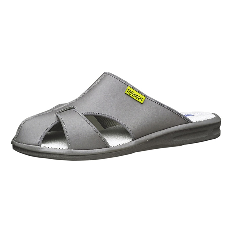 ミドリ安全 男女兼用 静電作業靴 エレパスクールライトN グレー LLサイズ 21001111 1組（ご注文単位1組）【直送品】